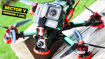 Amazing FPV Drone! HGLRC Sector 5 version 3 High Definition - REVIEW