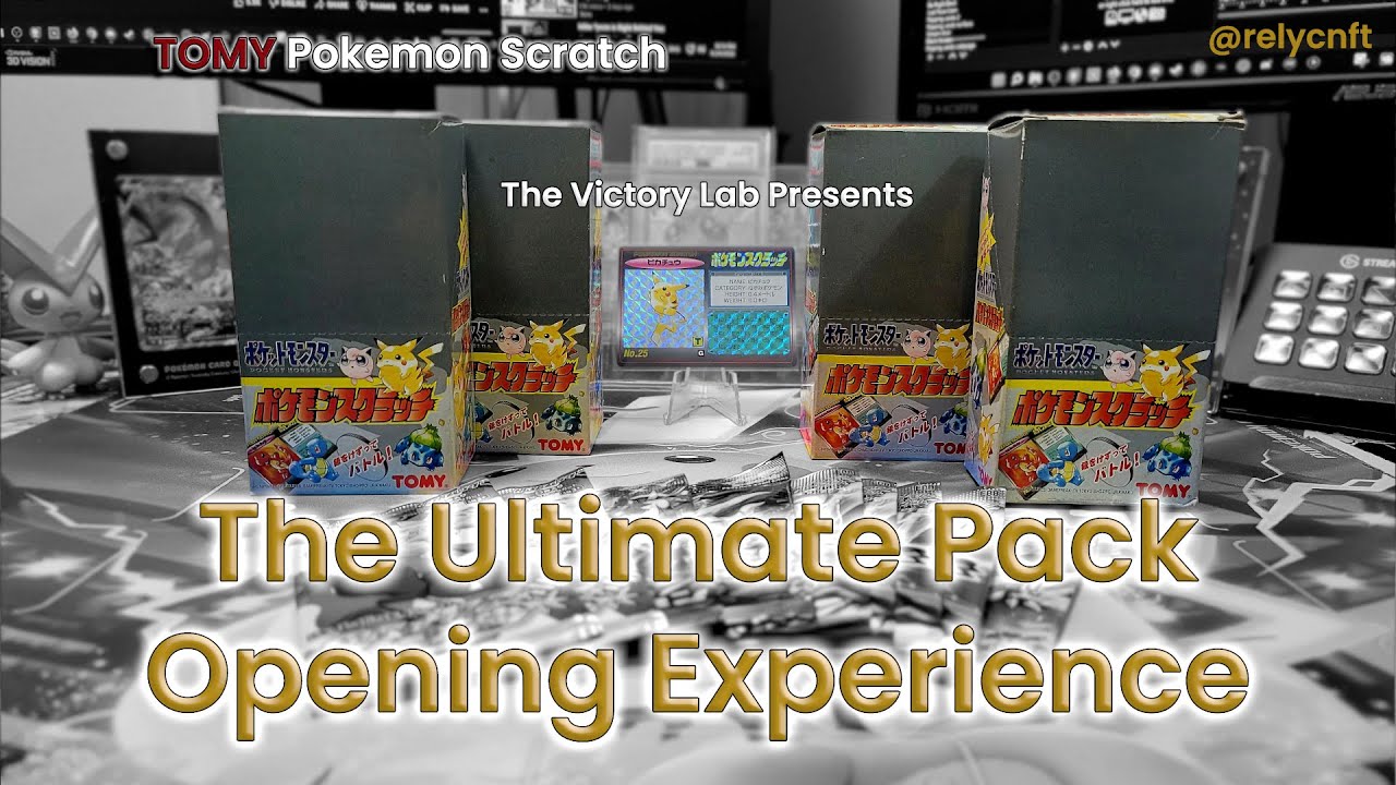 The ULTIMATE 1997 TOMY Pokemon Scratch Pack Opening Experience