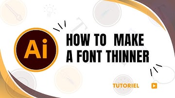 How to make a font thinner in Illustrator