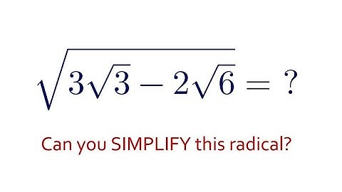 No Calculator Allowed - A Clever Way To Simplify Radicals Fast!