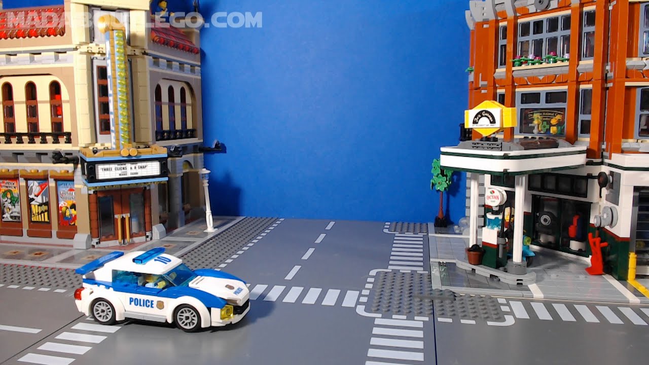 Lego Corner Garage 10264.Stop Motion Build. YouTube