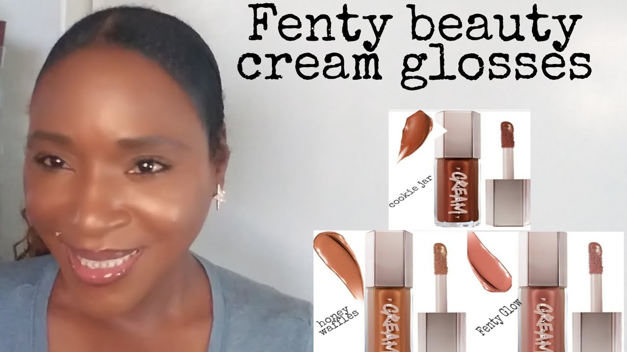 New Fenty Beauty Gloss Bomb Cream Swatches Comparisons Youtube