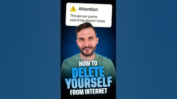 How to Delete Yourself from the Internet 🔒