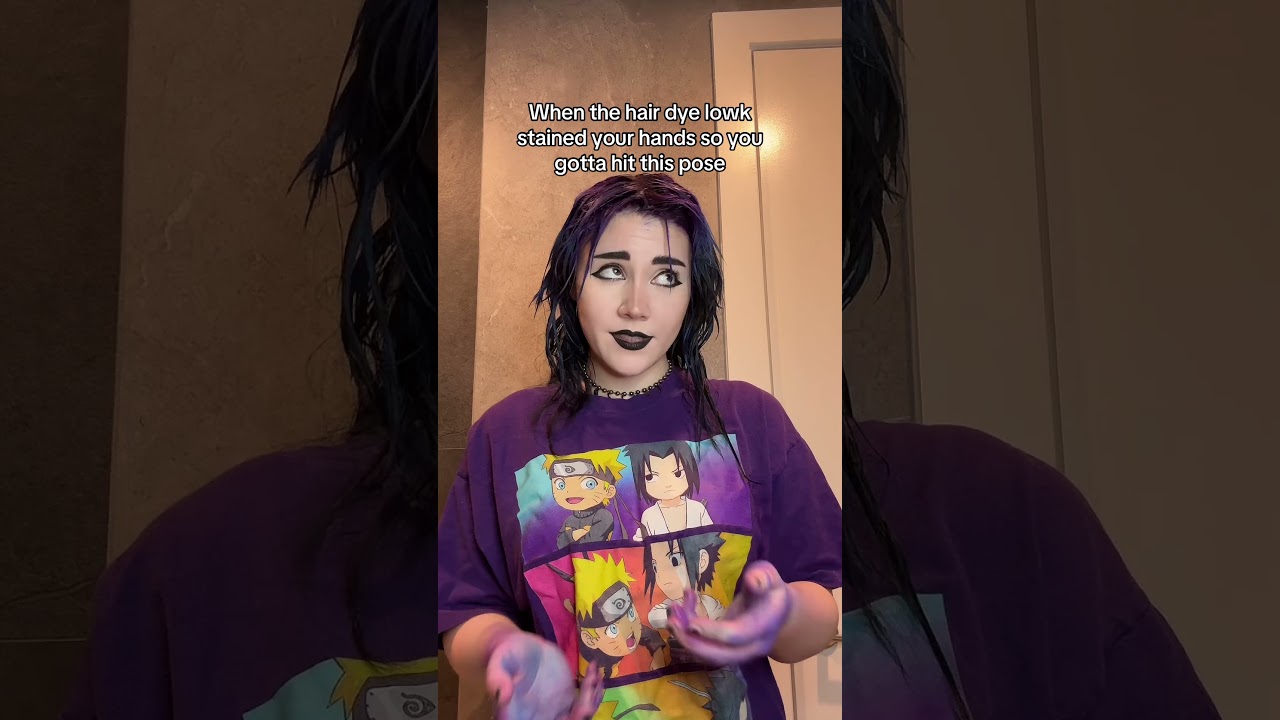 When the Hair Dye Stains your Hands‼️ #real #hair #hairdye #brooklynpop #2020 #relatable #haircolor