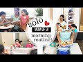 SOLO MOM OF 3 MORNING ROUTINE // SAHM MORNING ROUTINE