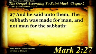 Gospel of Mark Chapter 2 - Bible Book #41 - The Holy Bible KJV HD Audio-Text Read Along