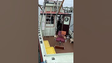 The Orca/ boat from the Jaws movie docked in Martha