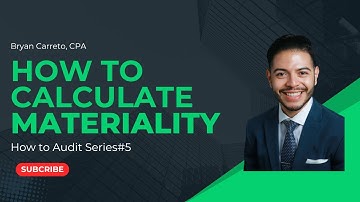 How to Calculate Materiality in an Audit (Step-by-Step Live Excel Example) | How to Audit #5