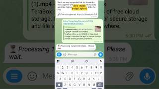 Play Terabox Videos Instantly Without App! 🚀 Best Terabox Player Bot #tbplaybot