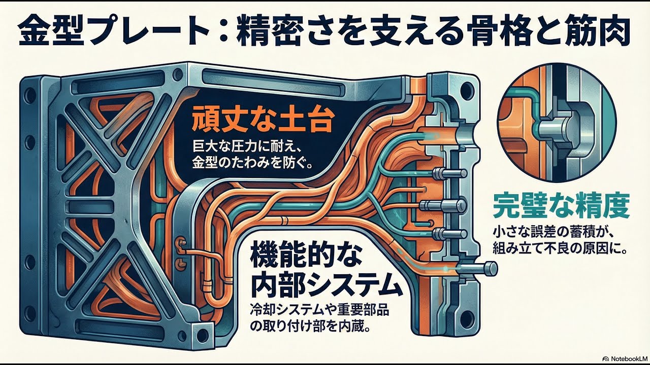 金型プレートの隠れた強さ