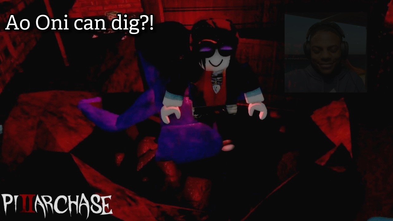 Ao Oni can dig?! | Pillar Chase 2 | Ao Oni Gameplay