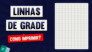Como Imprimir Linhas de Grades do Excel