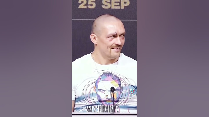 Усик после боя 💪
