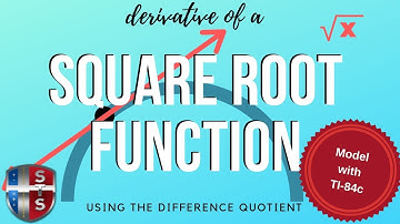 How to find the slope and the equation of the tangent line of a square root function
