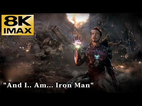 And I.. Am... Iron Man - 8K Imax - The Highest Quality Video On Youtube - Eng Kor Jap Subcc