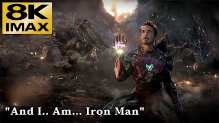 And I.. Am... Iron Man  - 8K IMAX - The Highest Quality Video on Youtube - Eng Kor Jap SubCC