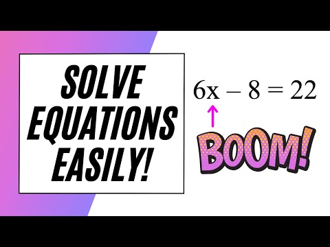 Solve GED Equations the EASY Way!