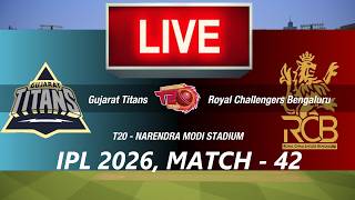 🛑LIVE- GT vs RCB🛑IPL 2026🛑GUJARAT vs BENGALURU🛑CRICKET 26 GAMEPLAY🛑LIVE MATCH STREAMING🏏