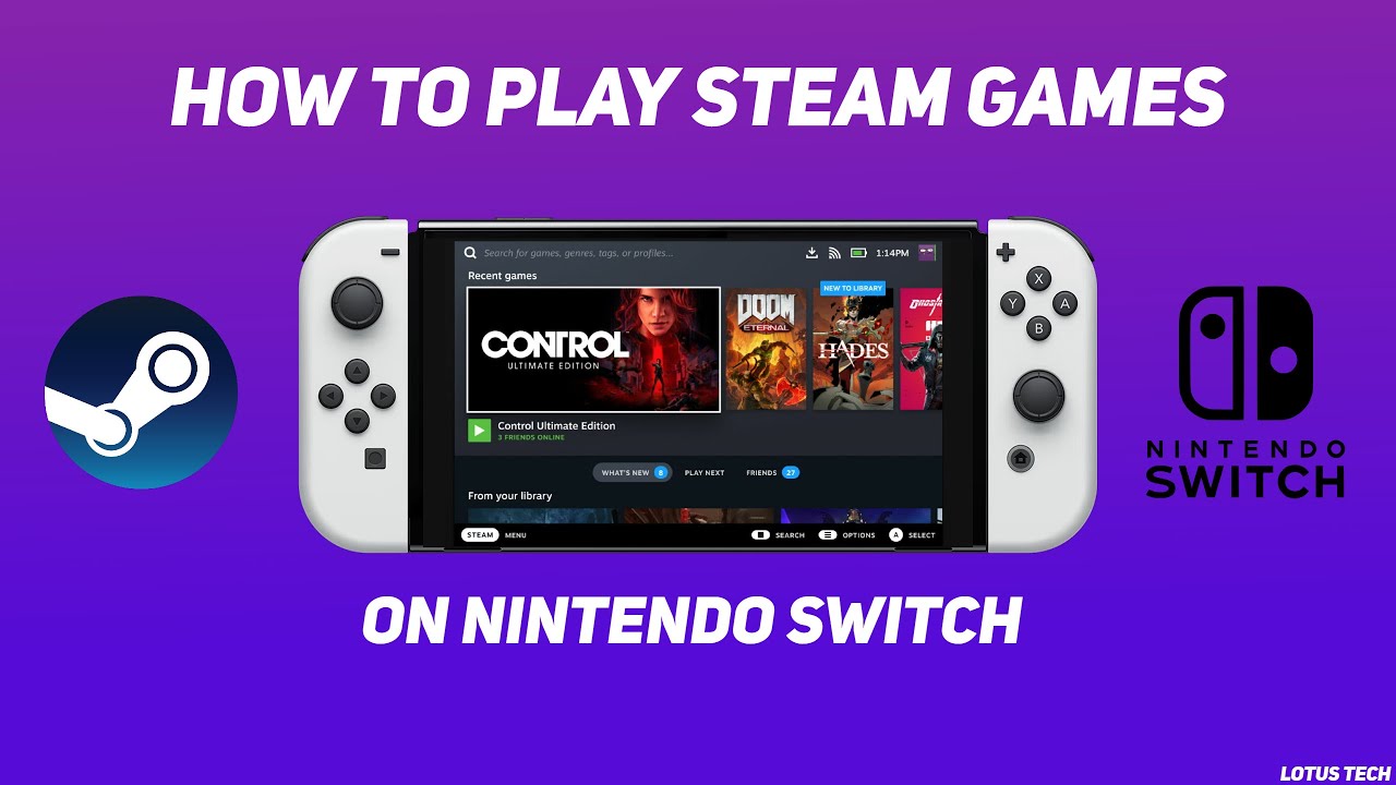 How to play Switch games on Steam Deck