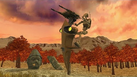 Star Wars Battlefront II (2005) Naboo Plains Falling Leafs - CIS side