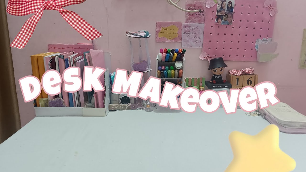 Room makeover series part 1 🌷|| Desk makeover 💗 