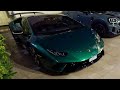 Lamborghini Huracán LP640 4 Performante supercar at Monte Carlo Place du Casino in Monaco 4K