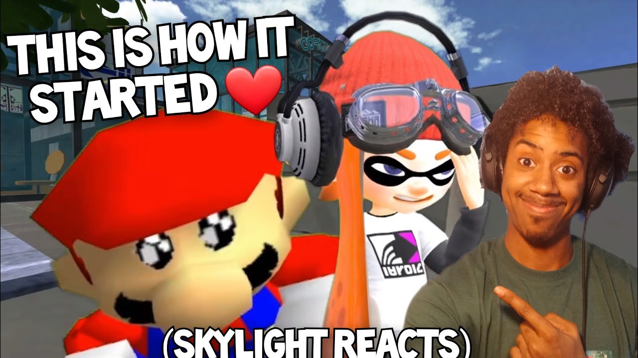 SMG4: Если бы Марио был в Splatoon / SMG4: Рождество 2017 The XMAS Discovery | (Skylight Reacts)