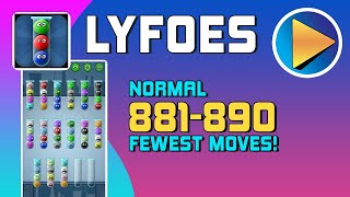 Lyfoes Normal Levels 881 to 890 Walkthrough [100% Perfect!]