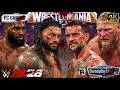 WWE 2K26: TAG TEAM SIMULATION! 💀 4K 60FPS | Brock & Punk vs Roman & Oba