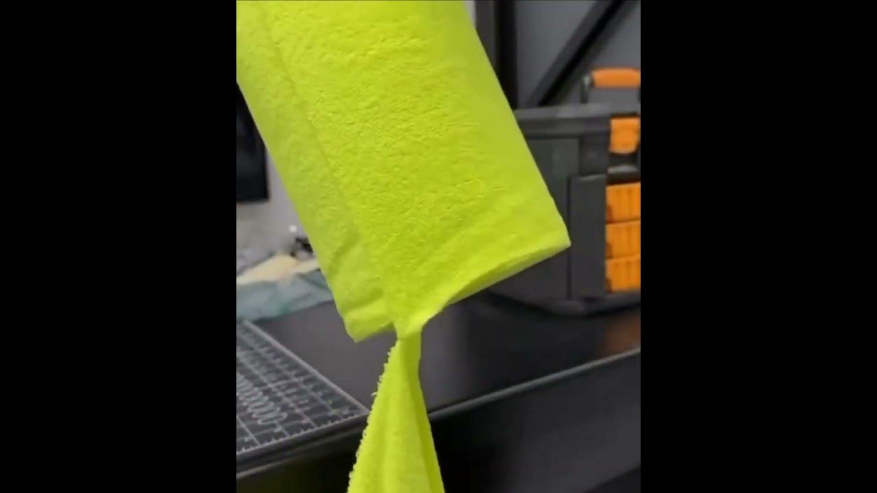 Многоразовые салфетки из микрофибры в рулоне - YouTube