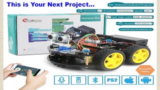 Robotics Kit  For Arduino Robot Cars APP RC Remote Control Educational Stem Toys for Children Kid