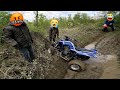 GROSSE GALRE EN QUAD DANS LES BOIS