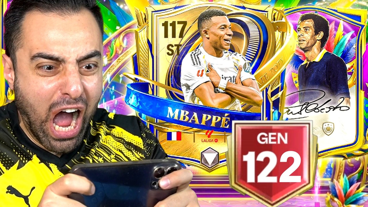 OHAA 122 EFSANE ÇIKTII 😱 122 GEN ? 122 CARLOS ALBERTO KUTUSU ! EA FC MOBİLE 26 PAKET AÇILIMI !