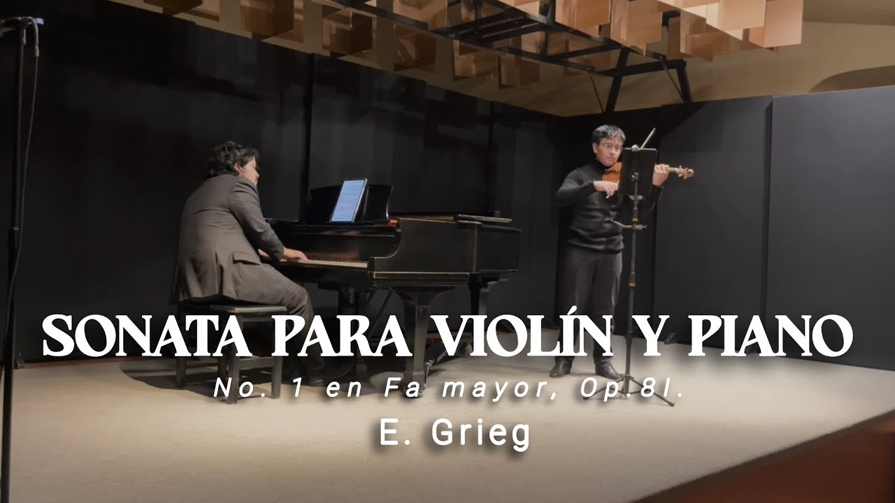 Sonata para violín y piano No. 1 en Fa mayor. - YouTube