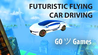 Futuristic Flying Car Driving  Android Gameplay HD 1 screenshot 4