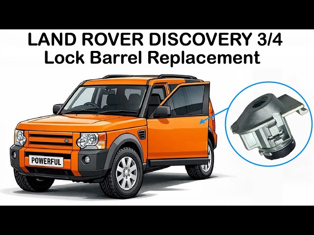 Land Rover Discovery 3 4 Range Rover Sport Door Lock Barrel + keys