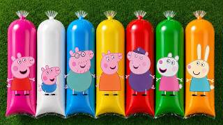 MENEMUKAN : Peppa Pig, George Pig, Mummy Pig, Daddy Pig, Suzy Sheep, Rebecca Rabbit, Pedro Pony.