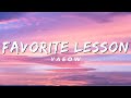 Favorite Lesson - Yaeow (Lyrics)