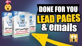 DFY Lead Pages | How To Build A Targeted Email List in the IM Niche | NO Website Required