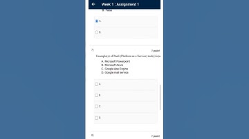 week 1 Cloud Computing | NPTEL | Week 1 Assignment 1 Solution | January 2023