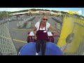 Employees at #northandover #marketbasket have optimistic fun with fundraising dunk tank for warehous