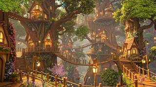 Dreamy Treehouse Forest Ambience ✨🌿 Birdsongs & Magical Forest for Sleep & Relaxation