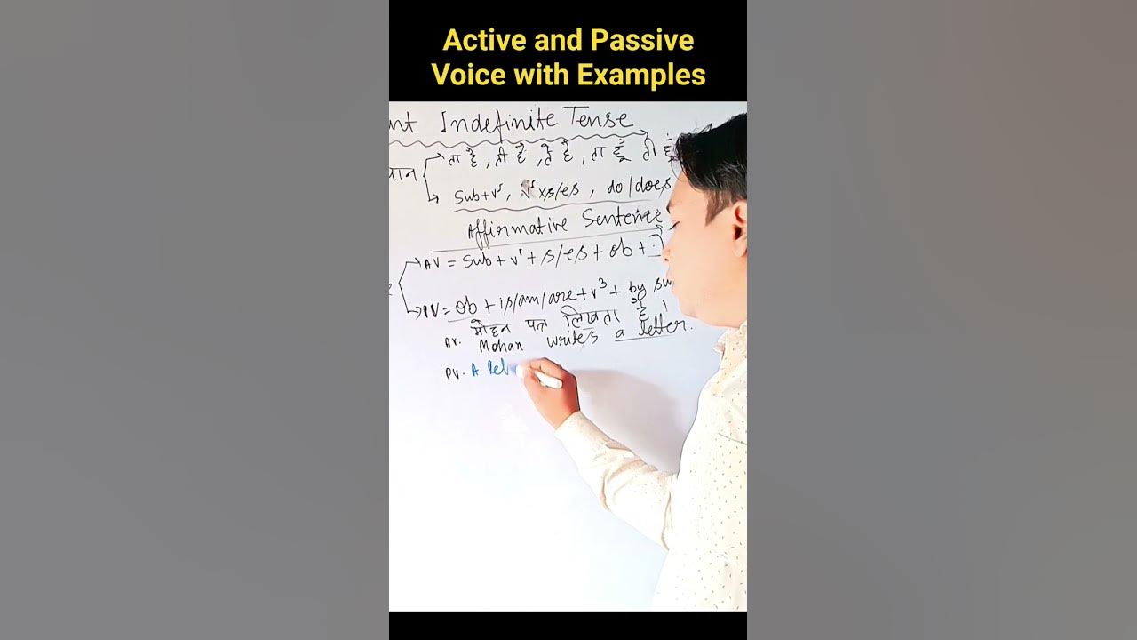 Active and passive voice with examples english shorts passive youtube