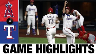 Joey Gallo homers in Rangers' shutout win | Angels-Rangers Game Highlights 8\/8\/20