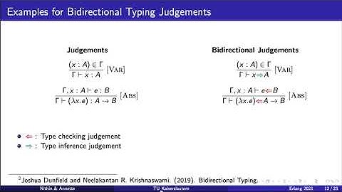 Erlang 2021 - Bidirectional Typing for Erlang
