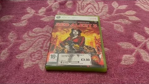 Command and Conquer: Red Alert 3 Xbox 360 Unboxing