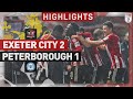 Exeter City Peterborough goals and highlights