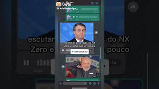 Bolsonaro conversando com Lula pelo zap após as eleições 2022