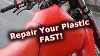 DIY Plastic Repair McNasty Customz Tips and tricks ( Secret  Polish) Part 1