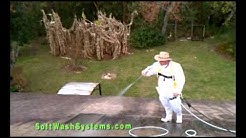 SoftWash Systems, Soft Wash Roof Cleaning Demo